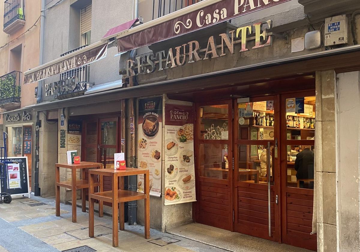 El bar Casa Pancho, en el centro de Burgos.