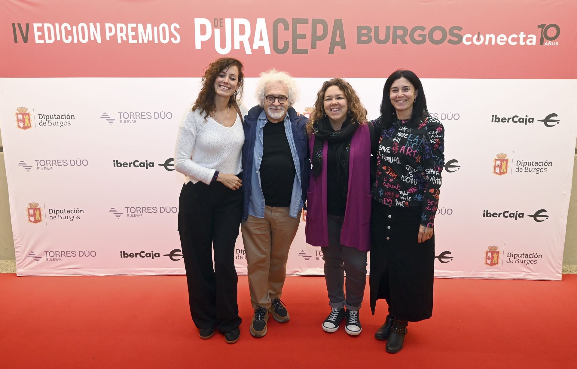 Nora, Feliciano, Marta y Nuria, de Burgos Acoge.