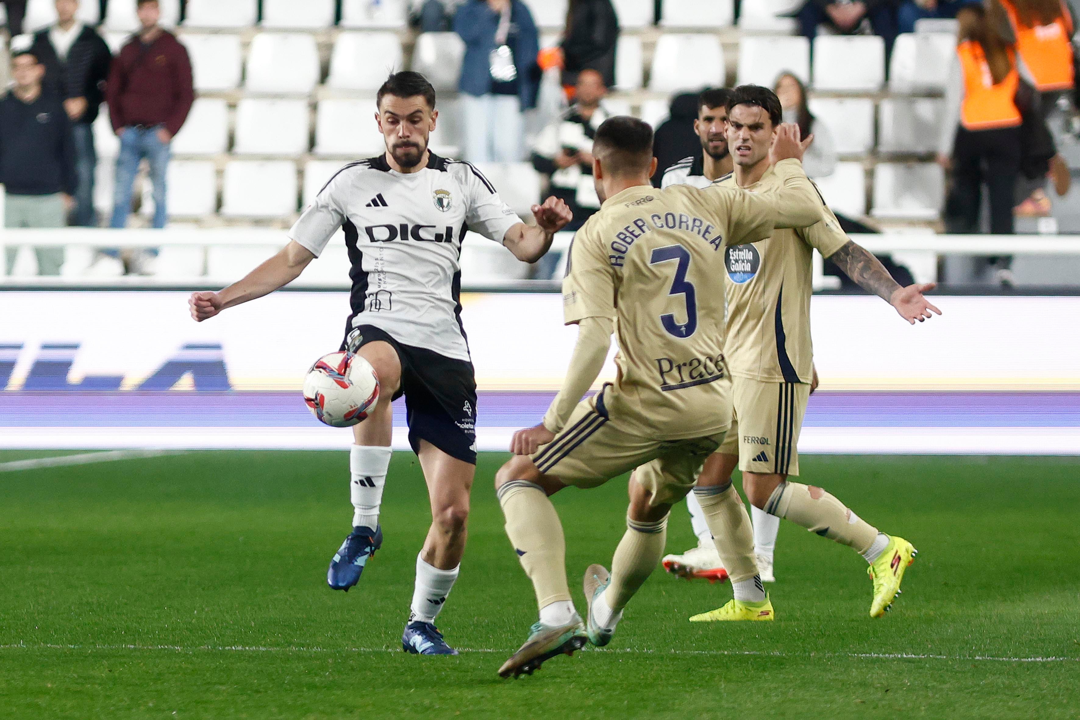 Así ha sido, en imágenes, el empate del Burgos CF y el Recing de Ferrol