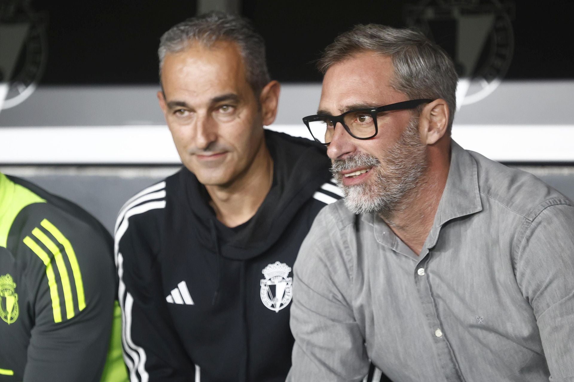 El entrenador del Burgos CF, Jon Pérez Bolo en el Plantío