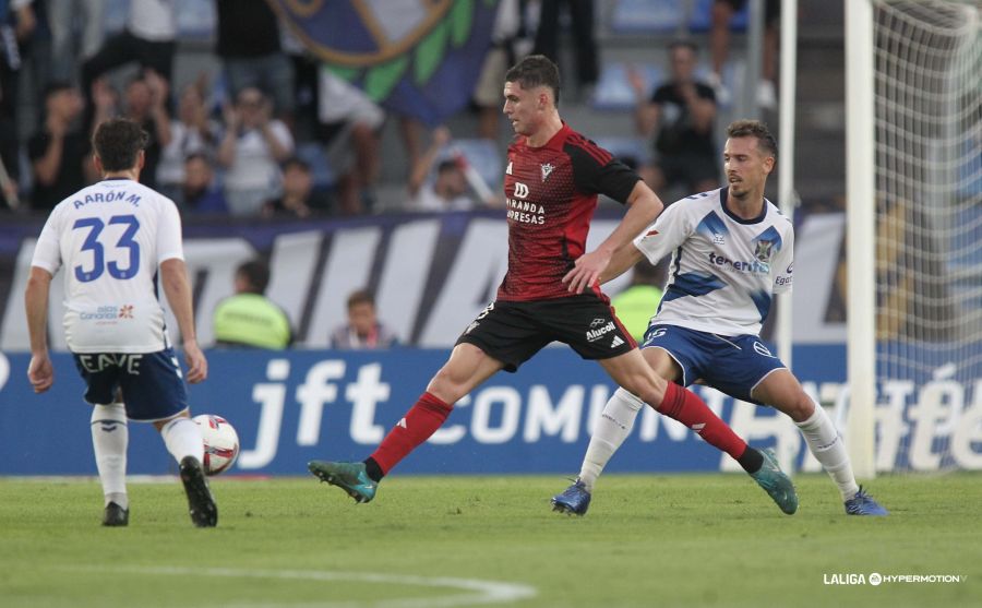 El Mirandés no pudo superar al Tenerife.