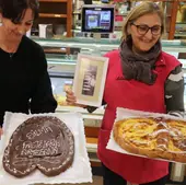 Los raquetones gigantes de hasta tres kilos que hace una pastelería de Burgos