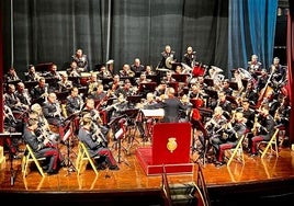 Imagen de archivo de un concierto de la Unidad de Música de la Guardia Real.