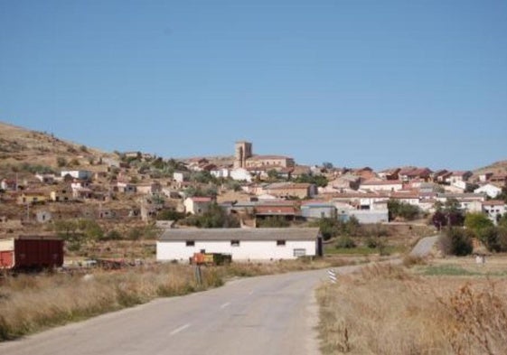 Vista de San Martín de Rubiales, en Burgos.