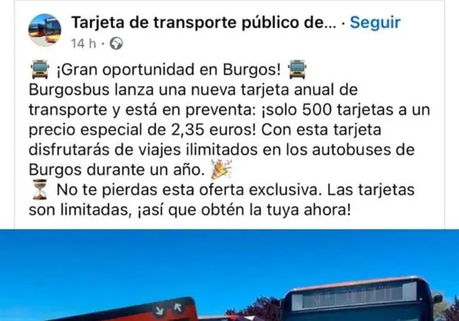 Mensaje de la estafa detectada por el Ayuntamiento.