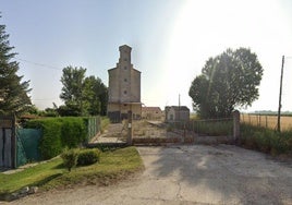 Vista frontal de uno de los silos que se subastan en Burgos.