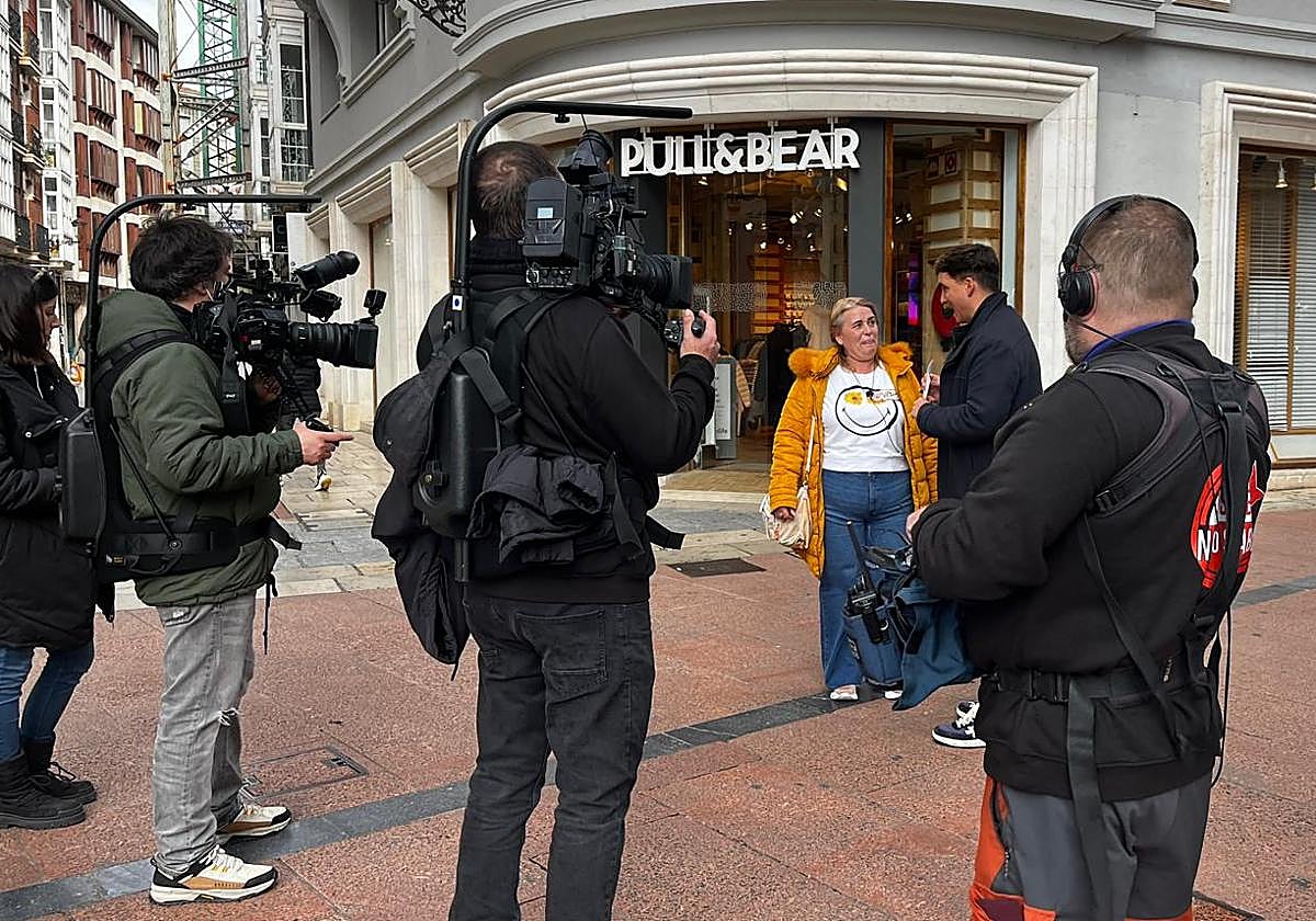 Equipo del programa'Lo sabe, no lo sabe' en Burgos