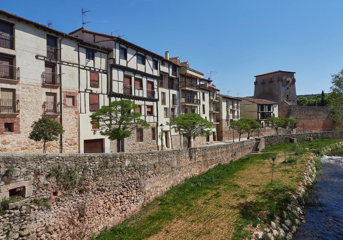 Vista de Covarrubias, en Burgos.