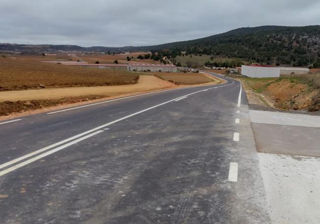 La vía entre Huerta de Rey y Araúzo de Miel, abierta al tráfico.