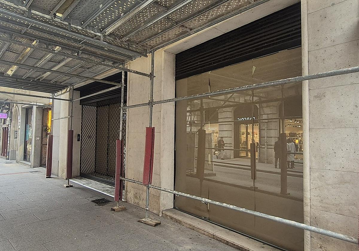La tienda del centro de Burgos que ha cerrado.
