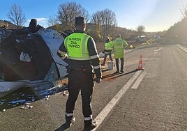 Imagen del accidente.