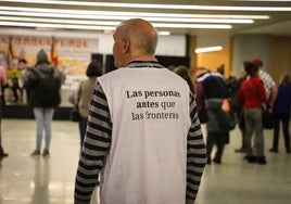 Hombre en la octava edición del Festival Intercultural de Burgos