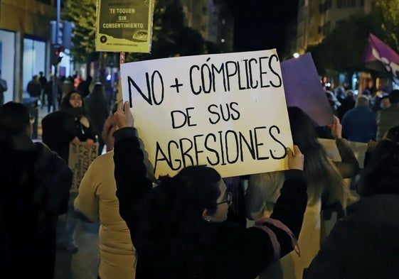 Manifestación de Burgos contra las violencias machistas