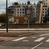 Proyectan un carril bici a la holandesa para salvar la glorieta del Peregrino en Burgos