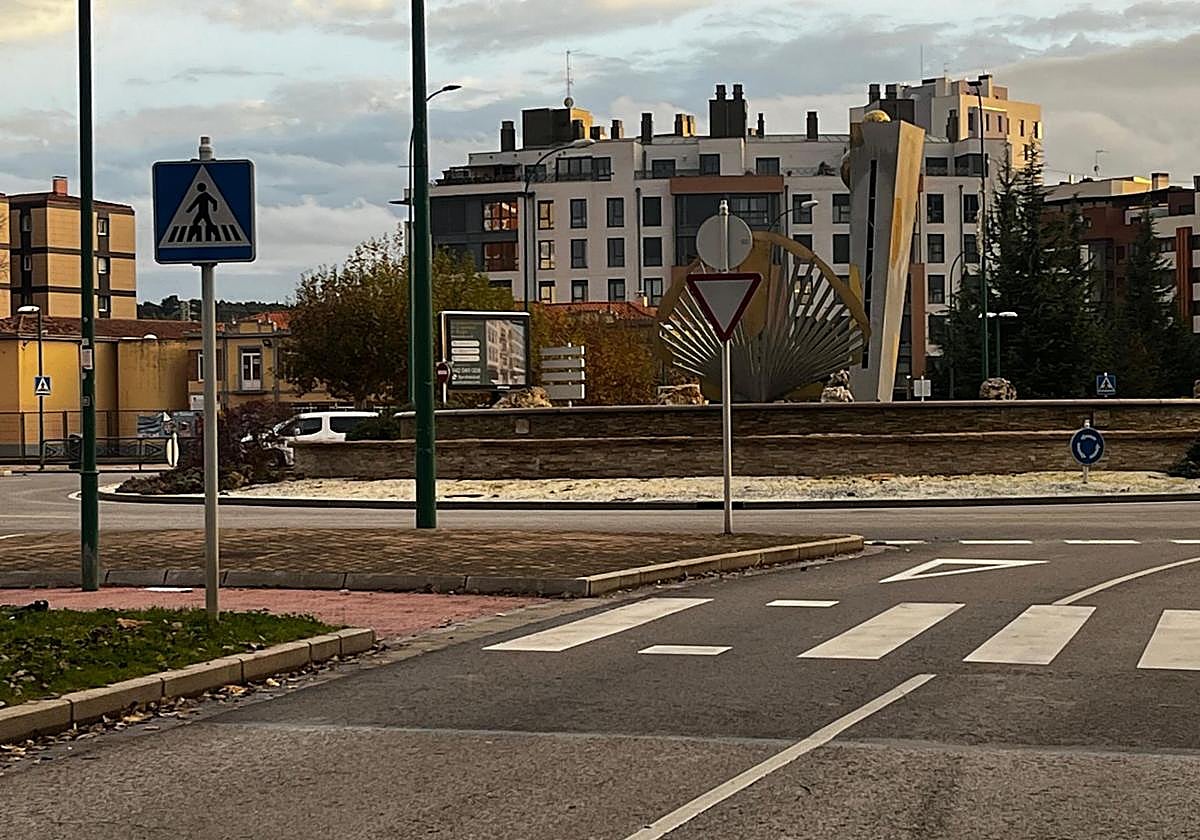 Glorieta del Peregrino de Burgos.