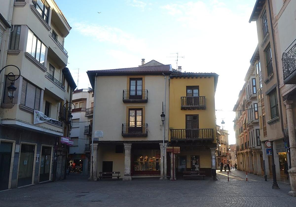 Imagen de la Plaza del Trigo, uno de los rincones más emblemáticos de Aranda.