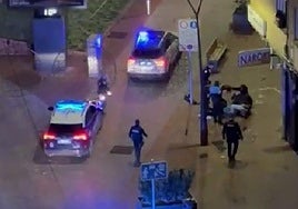 Imagen de la agresión registrada en Francisco Grandmontagne.