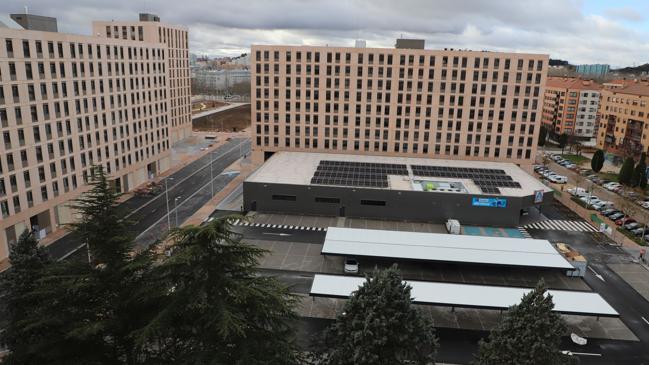 Imagen después - El antes y el después del solar del cuartel de Artillería.