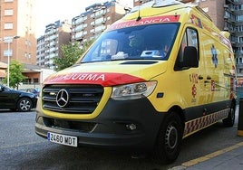 Hasta el lugar se ha desplazado una ambulancia de Sacyl y una patrilla de Policía Local de Burgos.