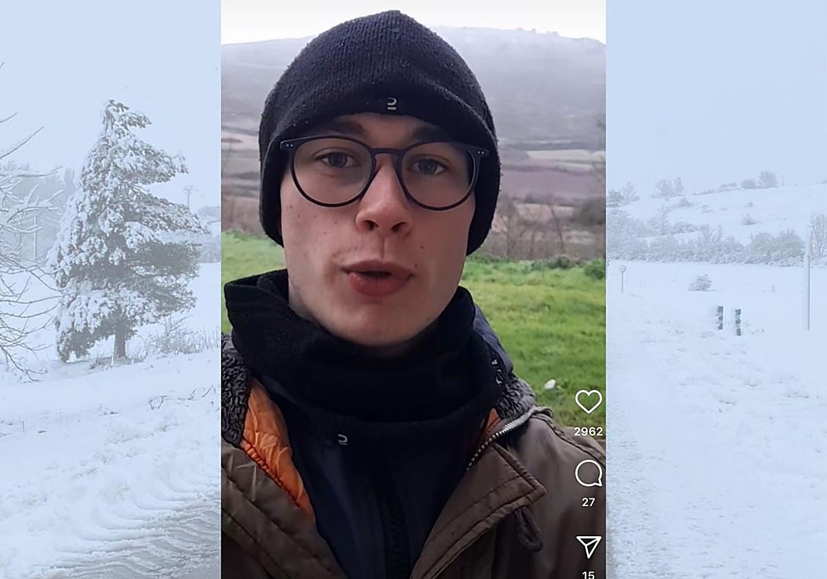 Jorge Rey en un vídeo reciente en su popular cuenta de Instagram.