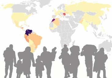 Venezolanos, colombianos y marroquíes lideran los permisos de residencia concedidos en Burgos