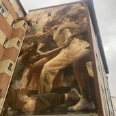 El gigantesco mural de Burgos que está entre los mejores del mundo