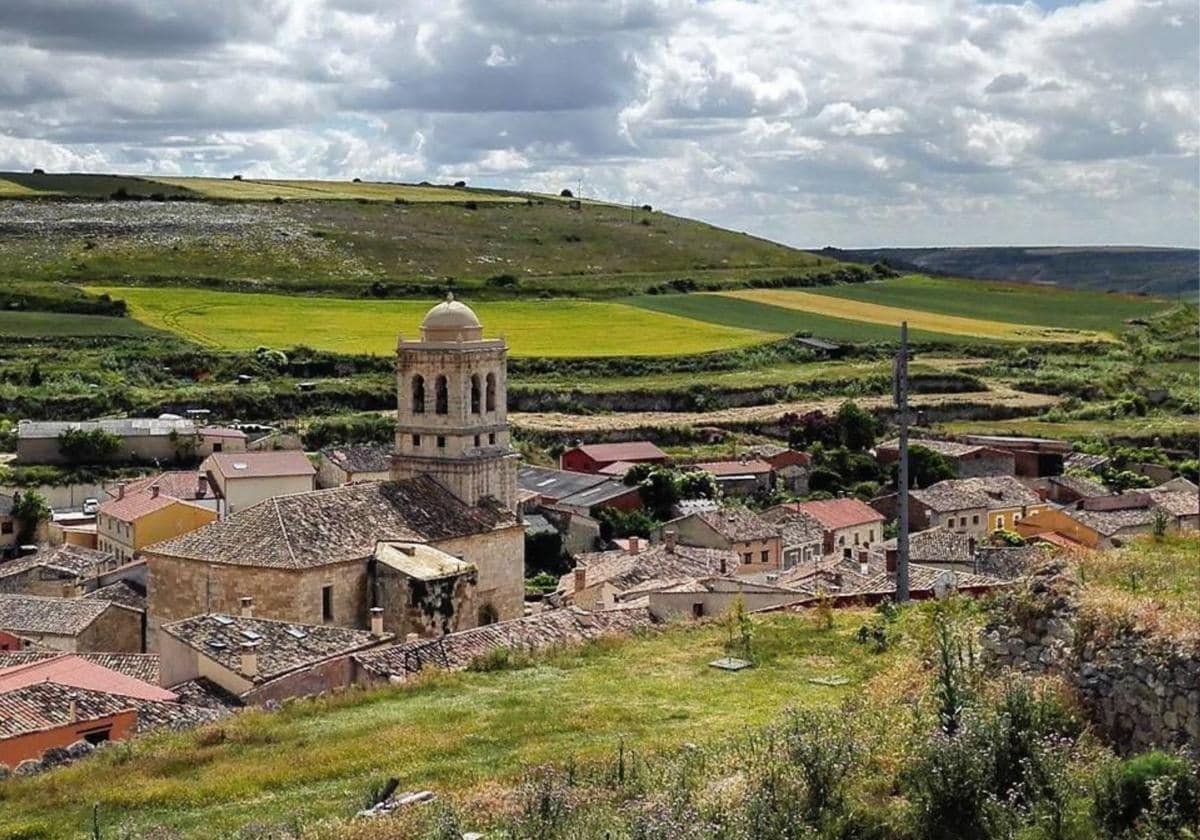 Vista de Hontanas, en Burgos.