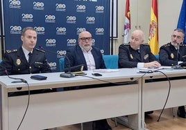 Rueda de prensa del subdelegado del Gobierno en Soria y la Policía Nacional.