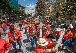 Imagen de archivo, de las fiestas de un barrio de Burgos.