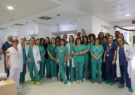 El equipo de la URPA del Hospital Universitario de Burgos.