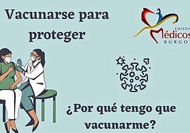Lanzan una campaña en Burgos para concienciar de la importancia de vacunarse contra la gripe