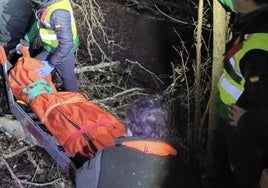 Rescate de un cazador fallecido en Burgos tras una caída.