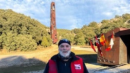 Juancho, el ermitaño que custodia la Capilla de San Olav en Covarrubias.