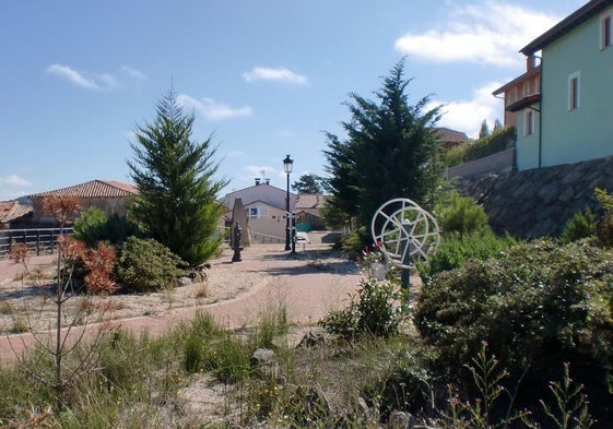 Imagen de archivo de un parque de Quintanas, capital de Valle de Valdelucio.