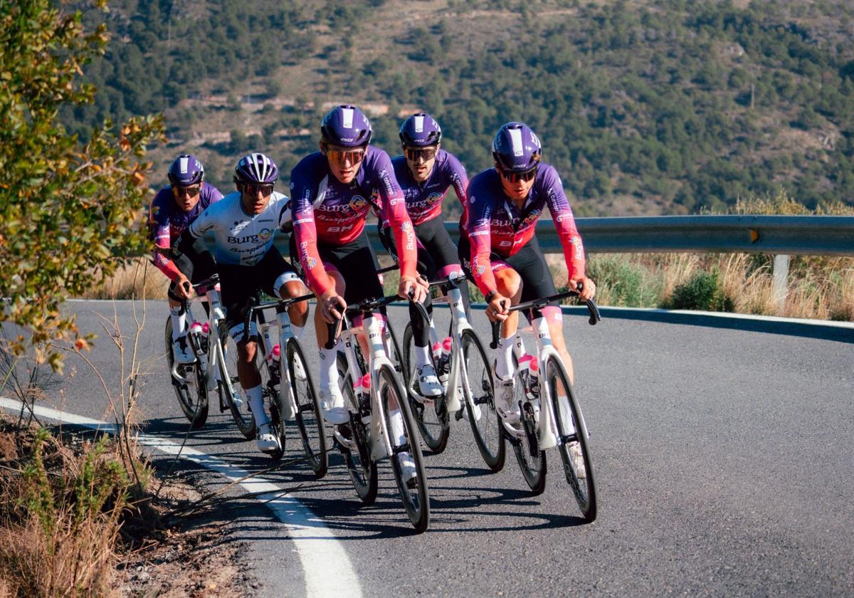 El equipo morado se concentró en Almuñécar la pasada semana.