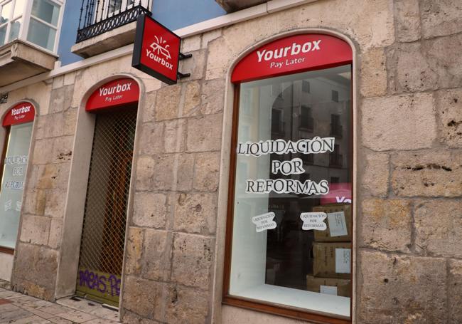 Tienda de la calle Laín Calvo, en Burgos.