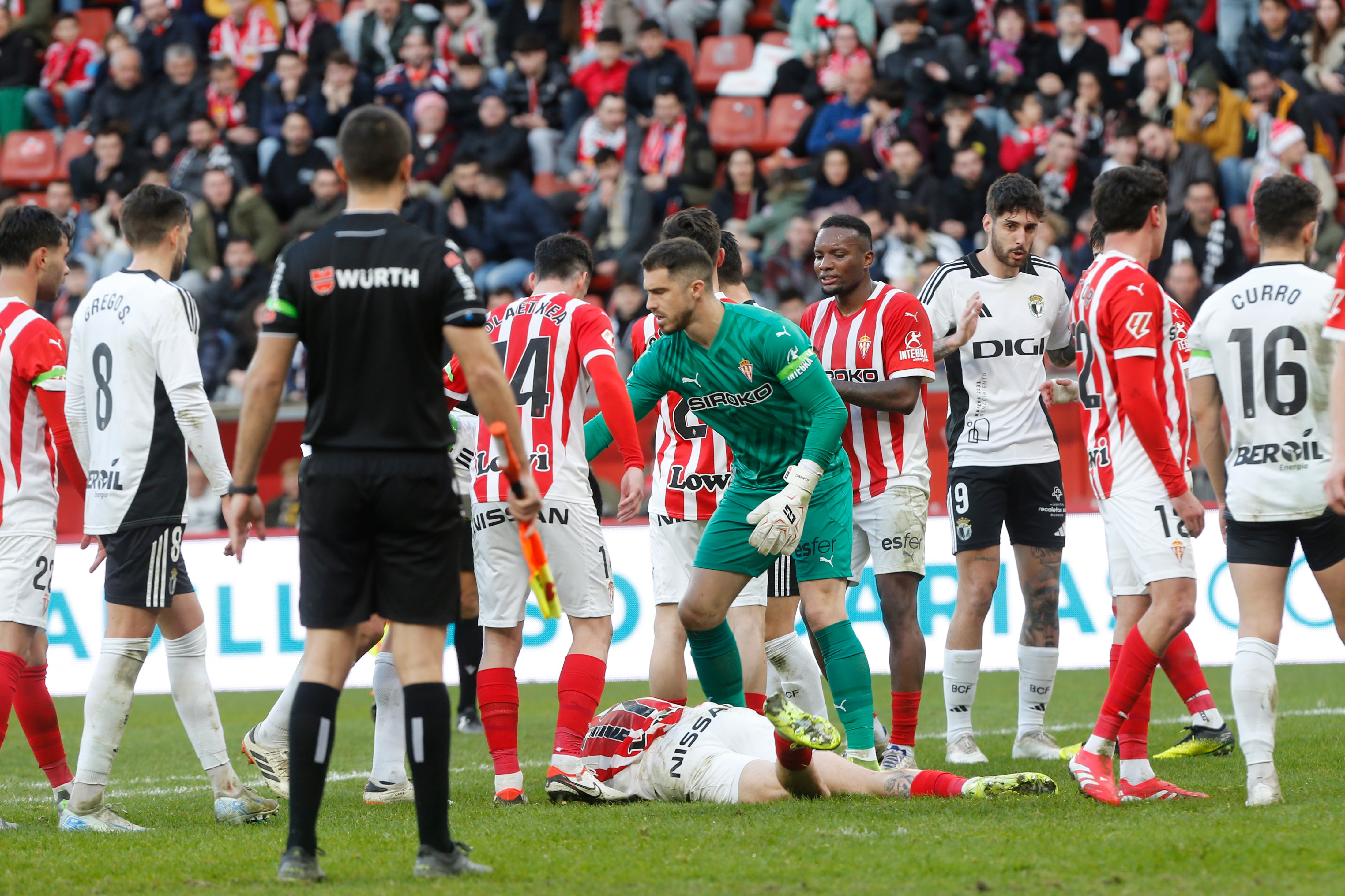 Así ha sido, en imágenes, la derrota del Burgos CF en Gijón