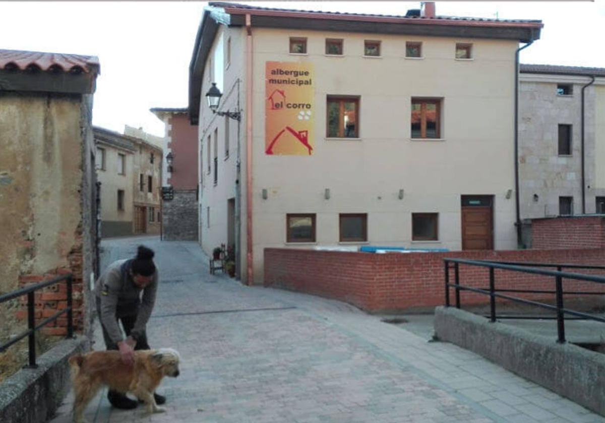 Albergue de peregrino en le barrio de El Corro, en Belorado.