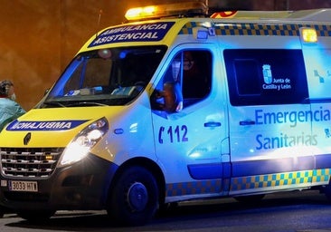 Un herido tras el choque de una moto y un coche en Burgos