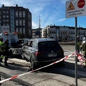 Excarcelan a dos heridos tras un aparatoso accidente en el Bulevar de Burgos