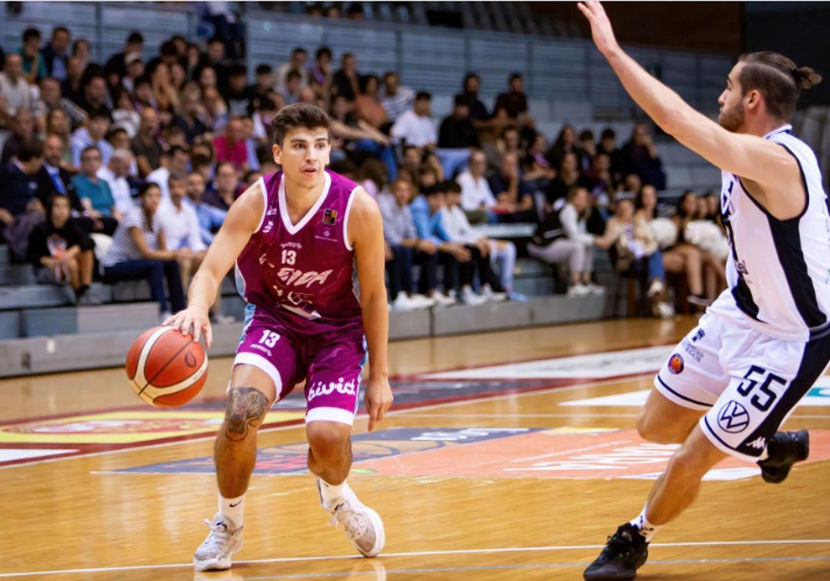 Jaume Lobo, en uno de sus partidos con el Lleida.