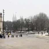 Cierran los accesos al Castillo de Burgos por la nieve