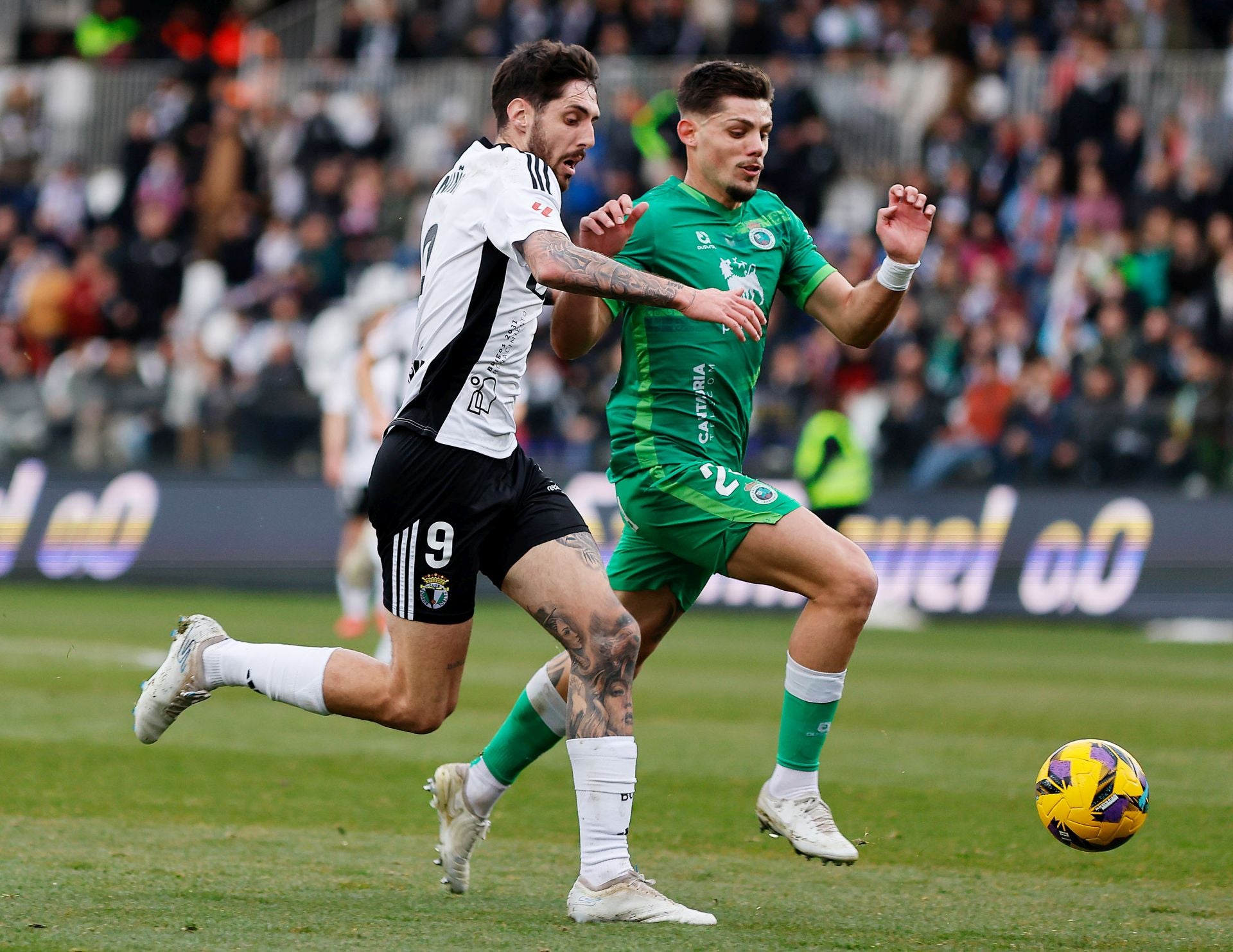 La victoria del Burgos CF al Racing, en imágenes