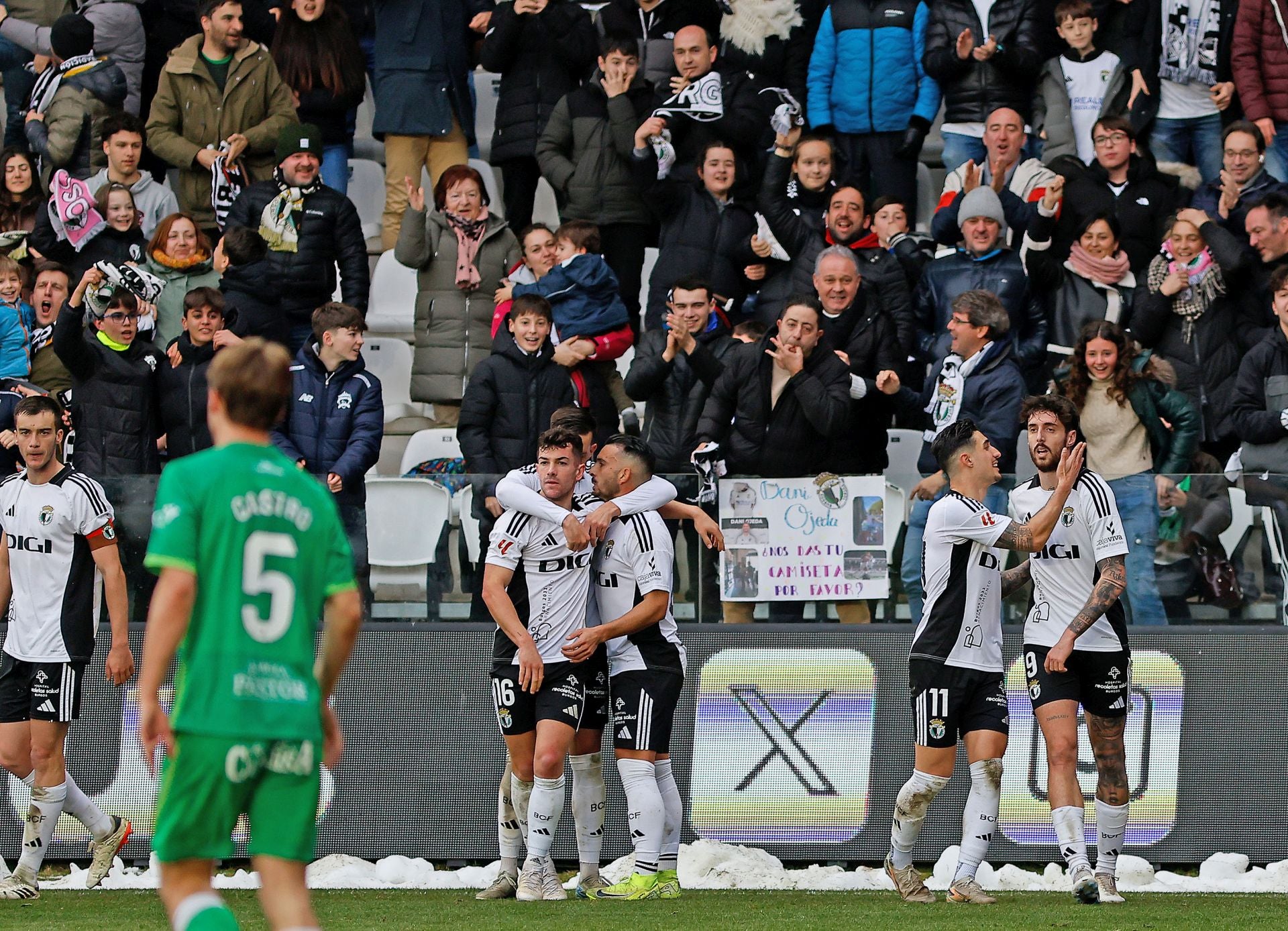 La victoria del Burgos CF al Racing, en imágenes