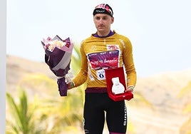 El ciclista del Burgos Burpellet BH Rodrigo Álvarez