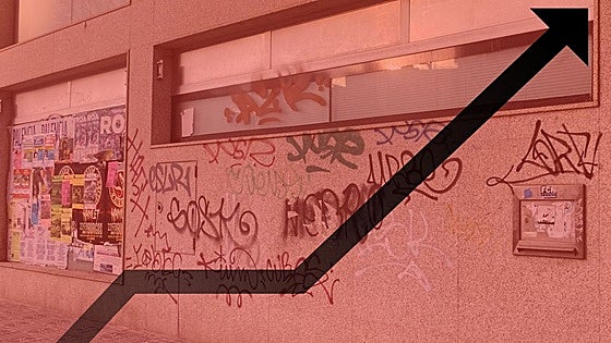 Pintadas y grafitis, un problema cada vez más caro para los burgaleses