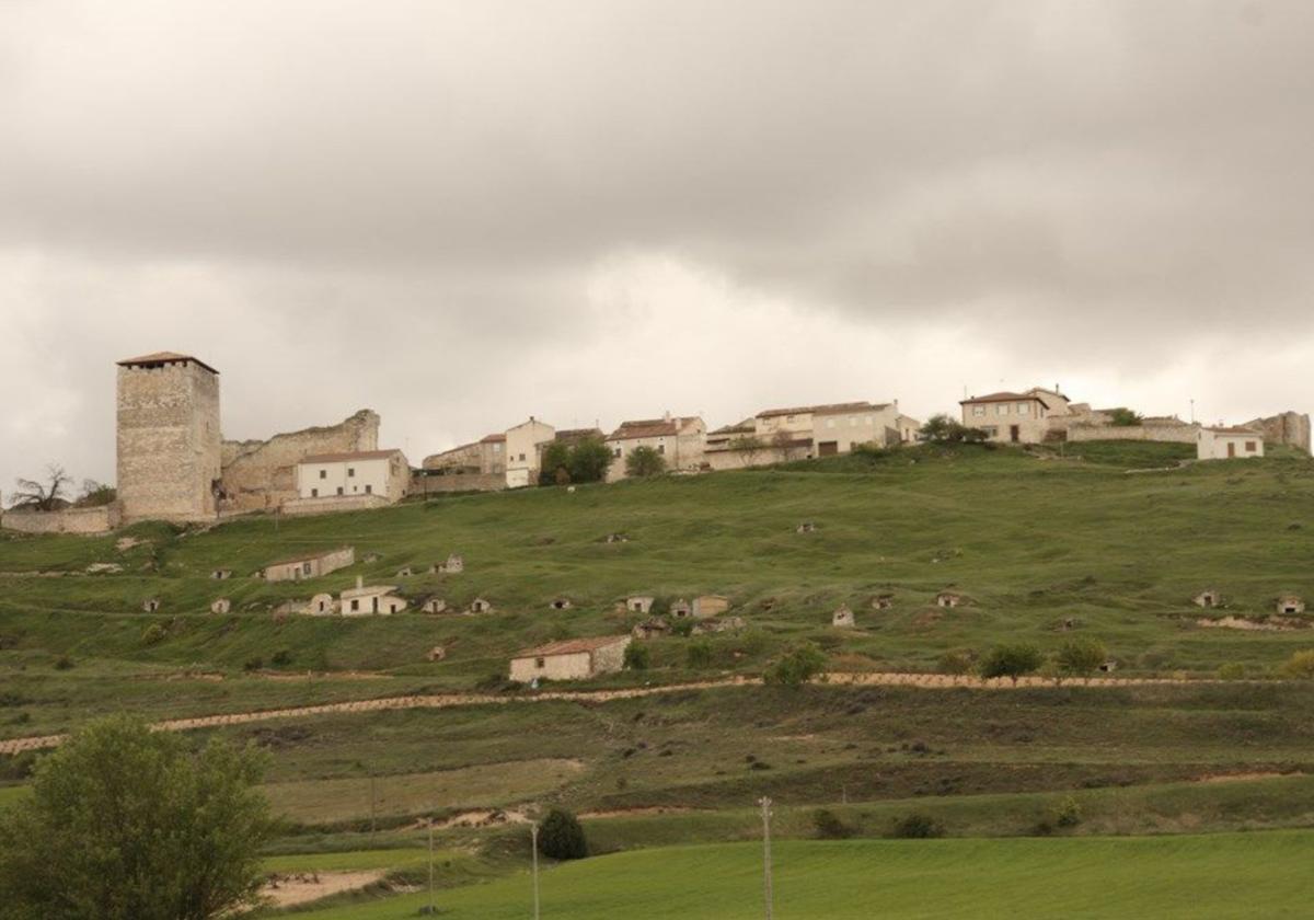 Vista de Haza, en Burgos.