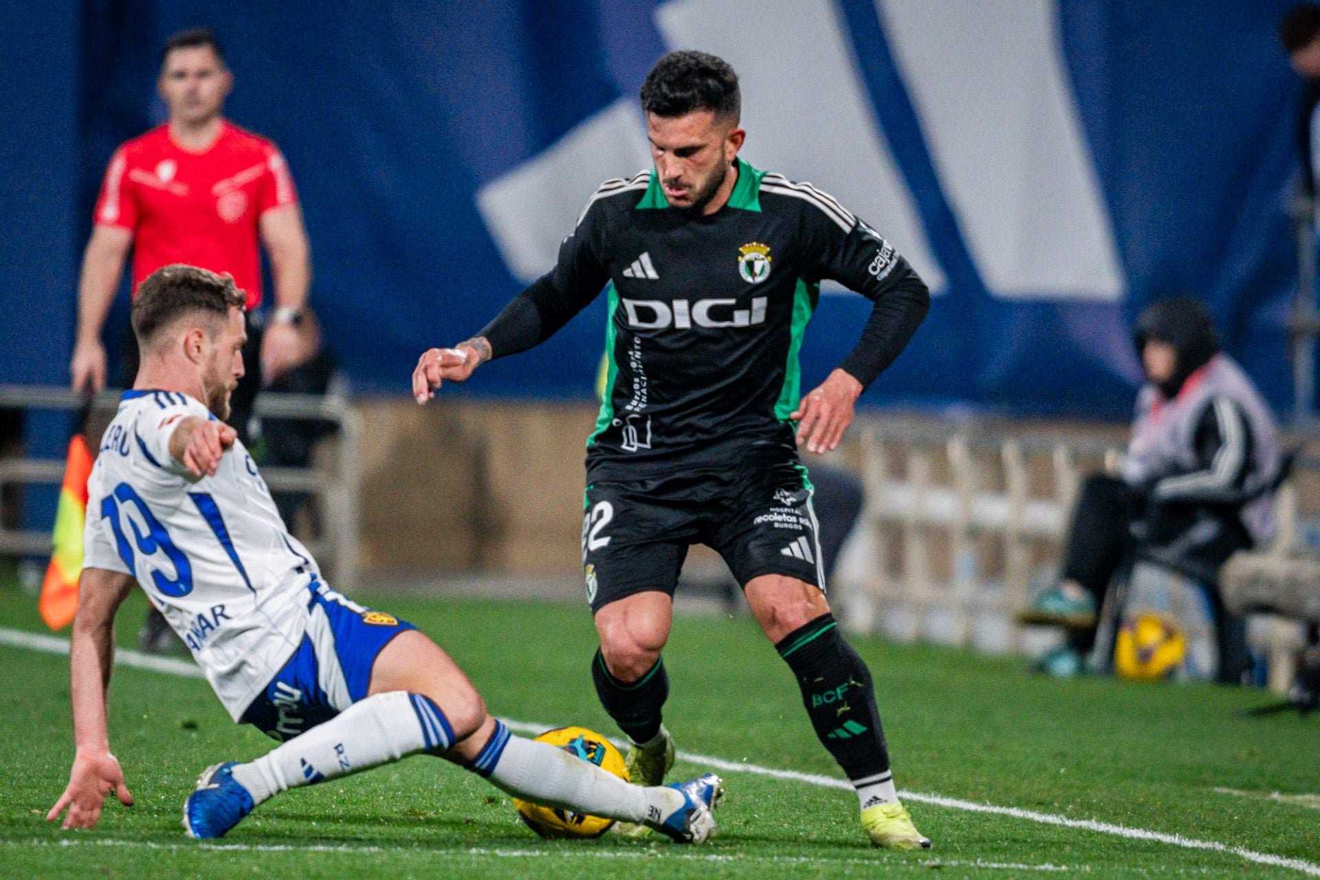 Las imágenes del encuentro entre el Real Zaragoza y del Burgos CF