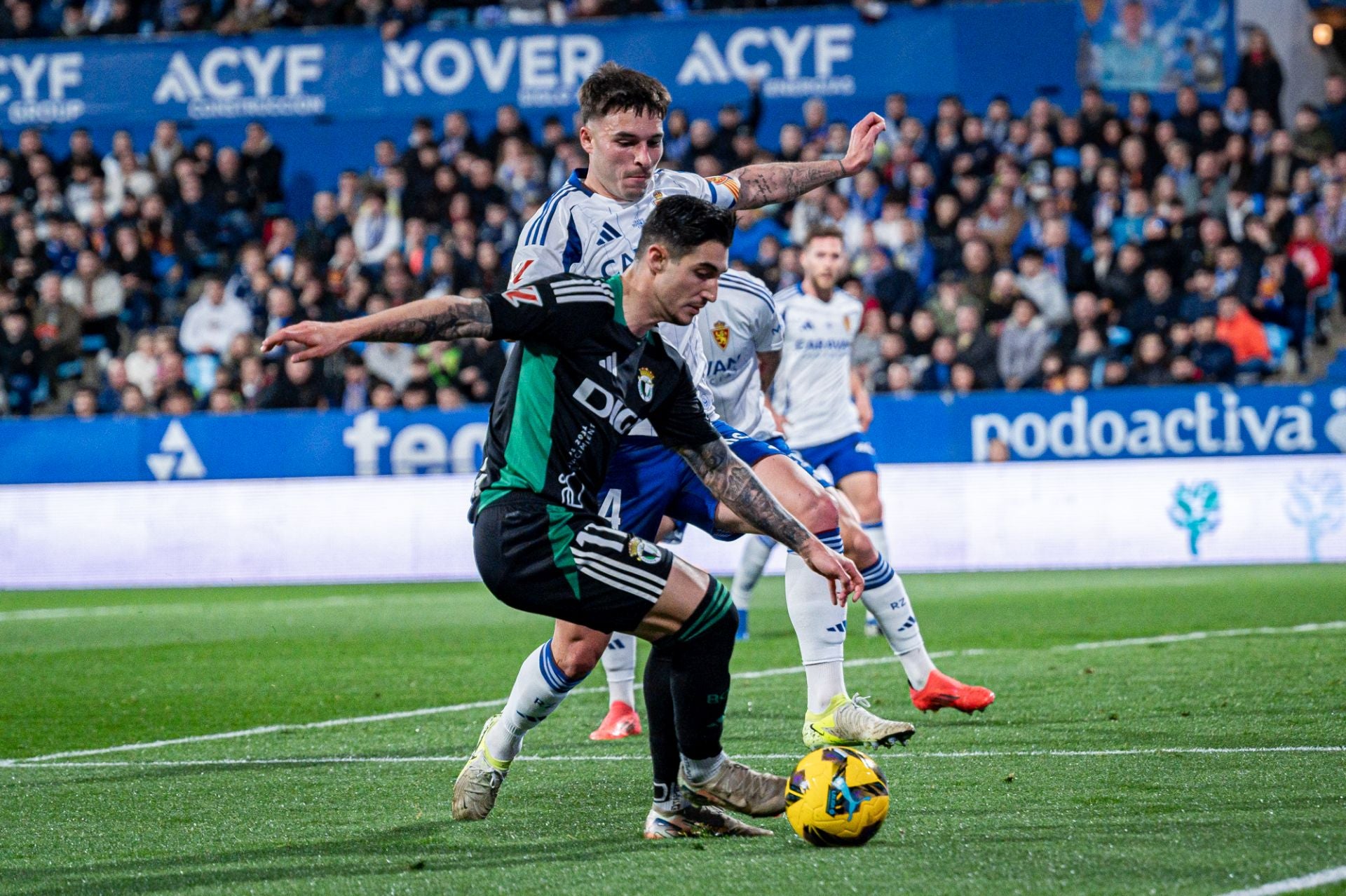 Las imágenes del encuentro entre el Real Zaragoza y del Burgos CF