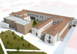 Recreación del proyecto de rehabilitación del Hospital de la Concepción.